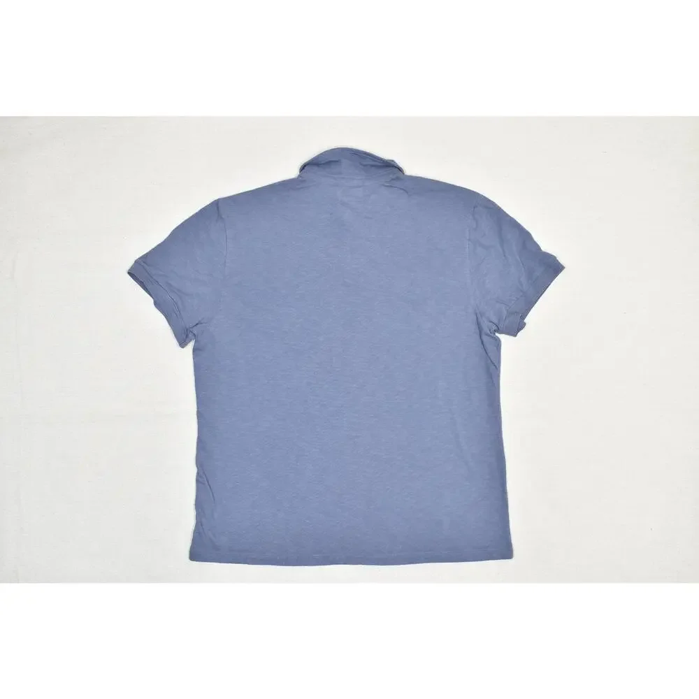 Banana Republic Men's Regular Size XXL Blue Short Sleeve Polo Shirt
